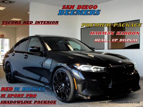 2023 BMW 330 330i M SPORT PRO+PREM PKG+HUD+RED M BRAKES+SHADOWL