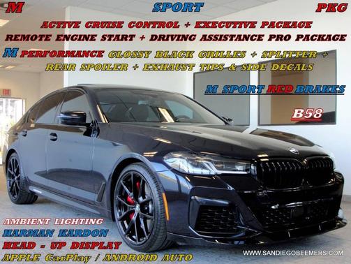 2023 BMW 540 540i M SPORT+EXECUTIVE PKG+ACTIVE CRUZ+HUD+RED BRK