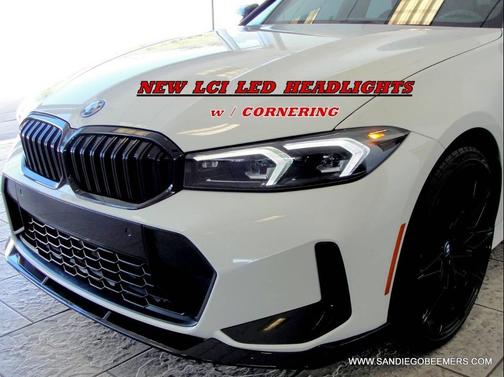Alpine White 2023 BMW 330 330i M SPORT PRO+RED M BRAKES+SHADOWL PKG+DRIV ASS