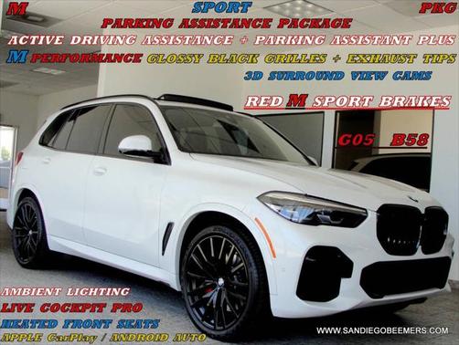 2022 BMW X5 sDrive40i M SPORT+RED M BRAKES+3D CAMS+SHADOWLINE