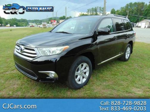 Black 2012 Toyota Highlander SE