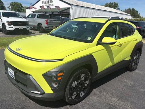 Yellow 2024 Hyundai KONA SEL