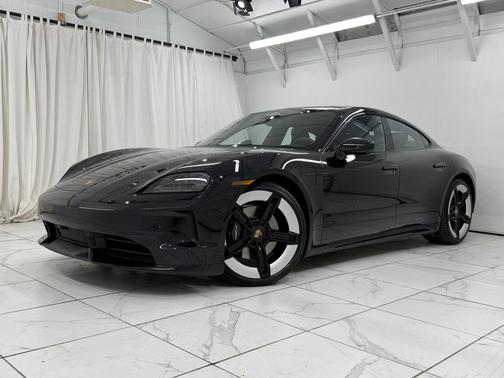 Black 2026 Porsche Taycan 4 Black Edition