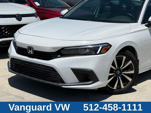 Platinum White Pearl 2023 Honda Civic EX