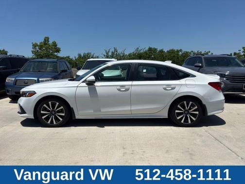 Platinum White Pearl 2023 Honda Civic EX