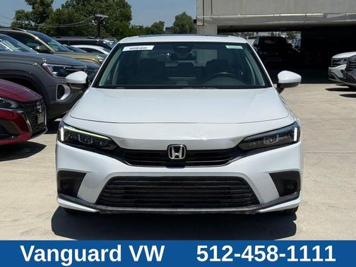 Platinum White Pearl 2023 Honda Civic EX