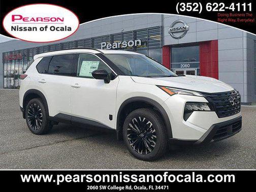 Everest White Pearl Tricoat 2026 Nissan Rogue Dark Armor