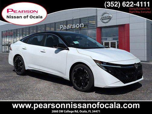 White / Black 2026 Nissan Sentra SR