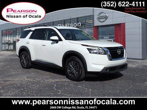 Glacier White 2022 Nissan Pathfinder SV 2WD