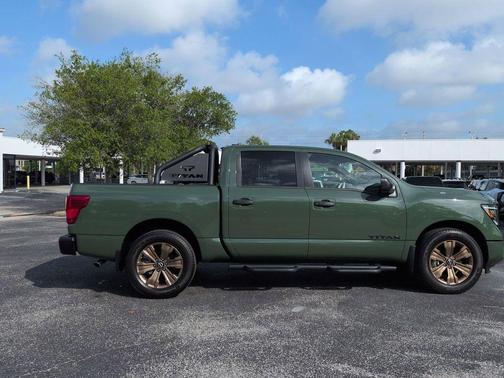 Green Metallic 2024 Nissan Titan SV