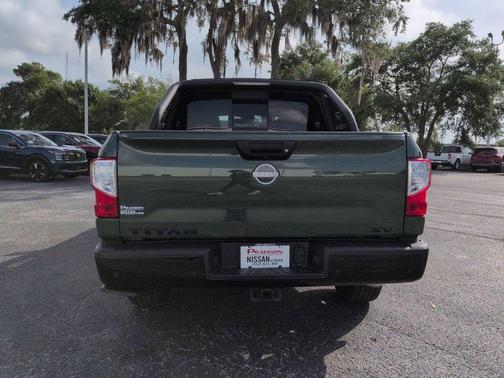 Green Metallic 2024 Nissan Titan SV