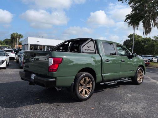 Green Metallic 2024 Nissan Titan SV