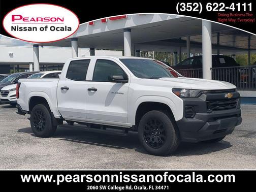 Summit White 2025 Chevrolet Colorado WT