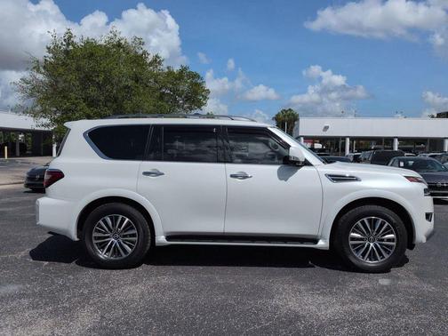 Aspen White 2023 Nissan Armada SL 2WD