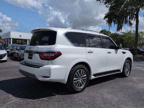 Aspen White 2023 Nissan Armada SL 2WD