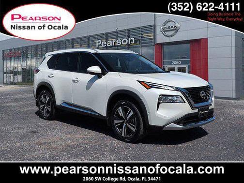 Pearl White Tricoat 2023 Nissan Rogue Platinum