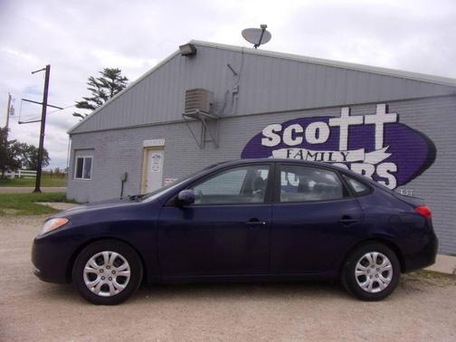 Blue 2010 Hyundai ELANTRA GLS