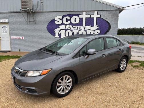 Pewter 2012 Honda Civic EX