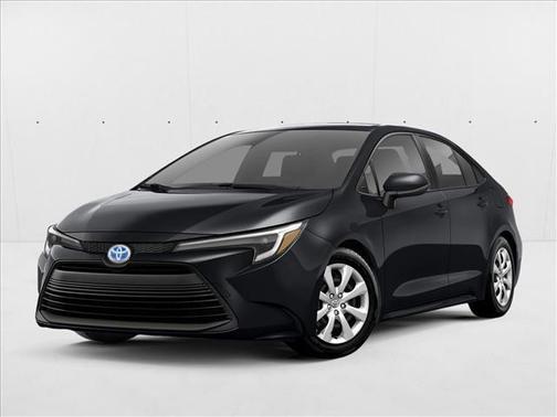 Midnight Black Metallic 2024 Toyota Corolla Hybrid LE