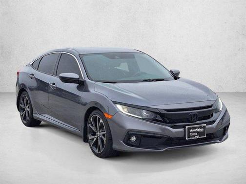 Modern Steel Metallic 2020 Honda Civic Sport