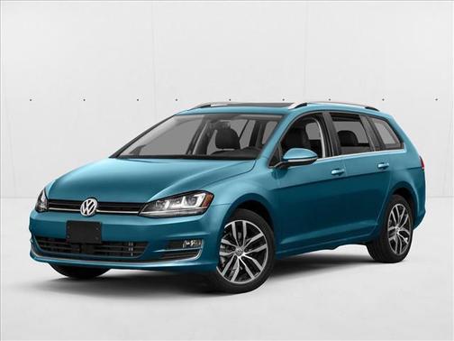 Blue 2017 Volkswagen Golf SportWagen TSI S