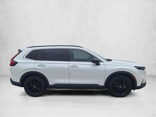 Platinum White Pea 2024 Honda CR-V Hybrid Sport AWD