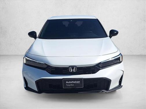 Platinum White Pearl 2025 Honda Civic Sport