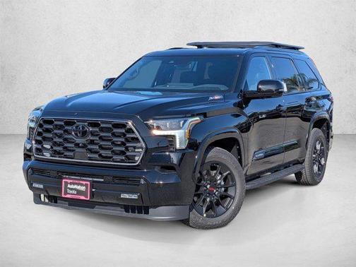Midnight Black Metallic 2026 Toyota Sequoia Platinum