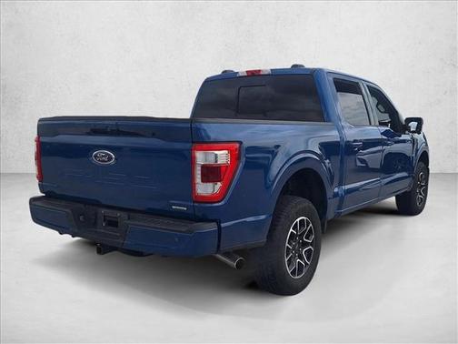 Atlas Blue Metallic 2022 Ford F-150 Lariat