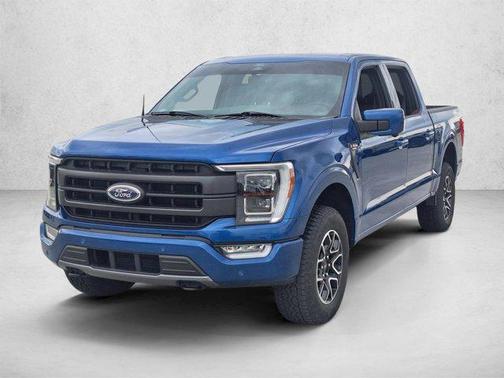 Atlas Blue Metallic 2022 Ford F-150 Lariat