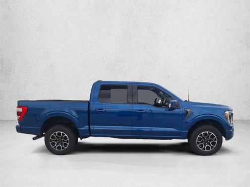 Atlas Blue Metallic 2022 Ford F-150 Lariat