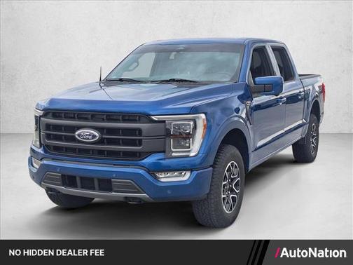 Atlas Blue Metallic 2022 Ford F-150 Lariat