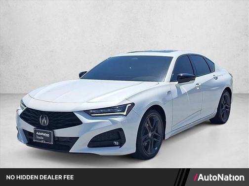 Platinum White Pearl 2024 Acura TLX A-Spec