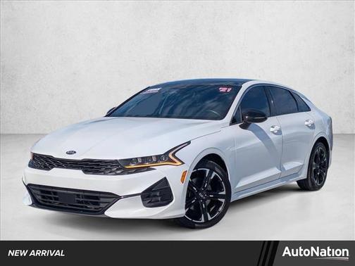 Glacial White Pearl 2021 Kia K5 GT-Line