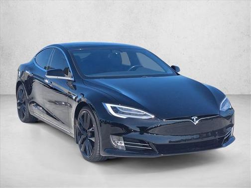 Black 2018 Tesla Model S P100D