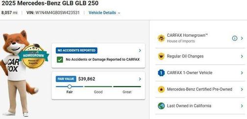 Night Black 2025 Mercedes-Benz GLB 250 Base