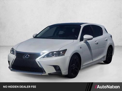 White 2017 Lexus CT 200h Base