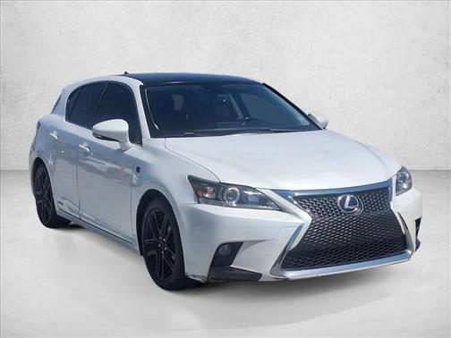 White 2017 Lexus CT 200h Base