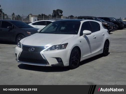 White 2017 Lexus CT 200h Base