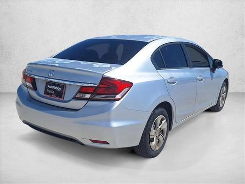 Alabaster Silver Metallic 2013 Honda Civic LX