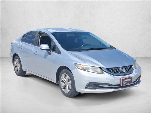Alabaster Silver Metallic 2013 Honda Civic LX