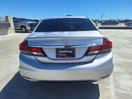 Alabaster Silver Metallic 2013 Honda Civic LX