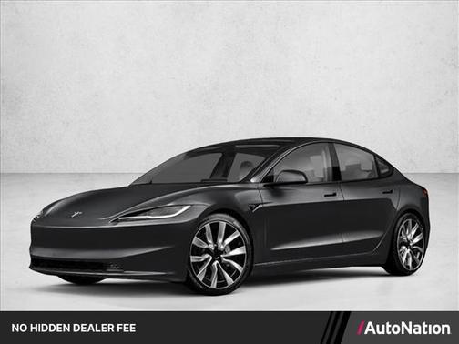 Silver/Gray 2025 Tesla Model 3 Long Range
