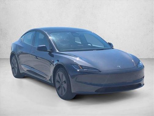 Silver/Gray 2025 Tesla Model 3 Long Range