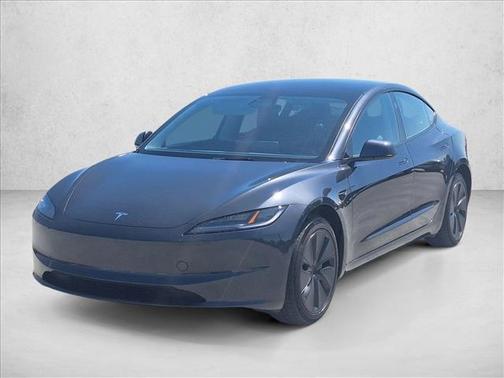 Silver/Gray 2025 Tesla Model 3 Long Range