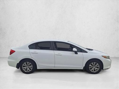 Taffeta White 2012 Honda Civic LX