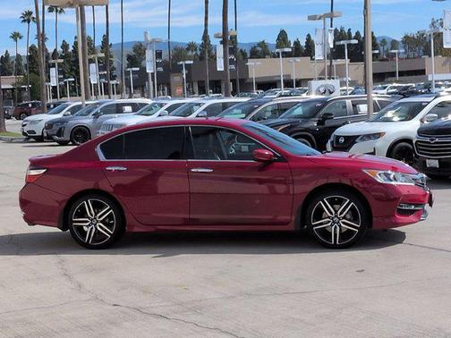 Red 2017 Honda Accord Sport