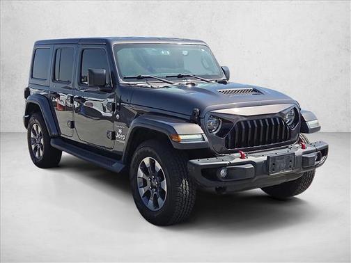 Granite Crystal Metallic Clearcoat 2018 Jeep Wrangler Unlimited Sahara
