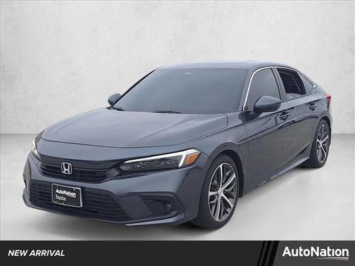 Silver/Gray 2022 Honda Civic Touring