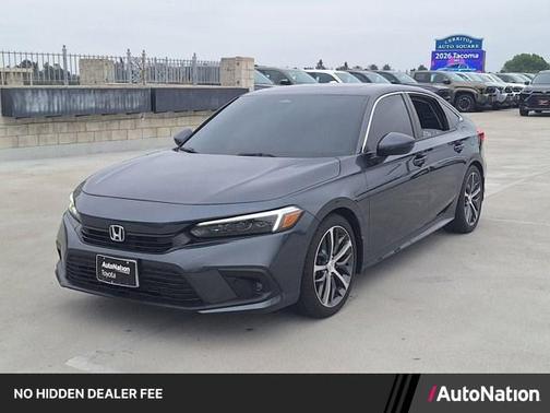 Silver/Gray 2022 Honda Civic Touring